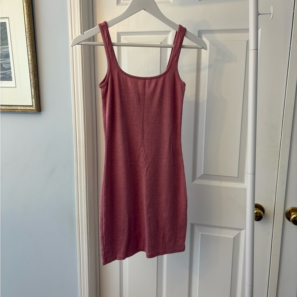 Aritzia Wilfred Free Dusty Pink Sleeveless Tank Dress Size Extra Small - Picture 4 of 12